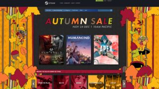 Steam has launched its Autumn Black Friday sale