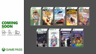 New Xbox Game Pass titles for console, PC and cloud have been revealed