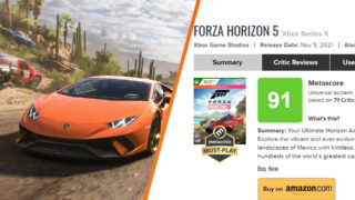 Forza Horizon 5 is now the highest-rated new game of the year