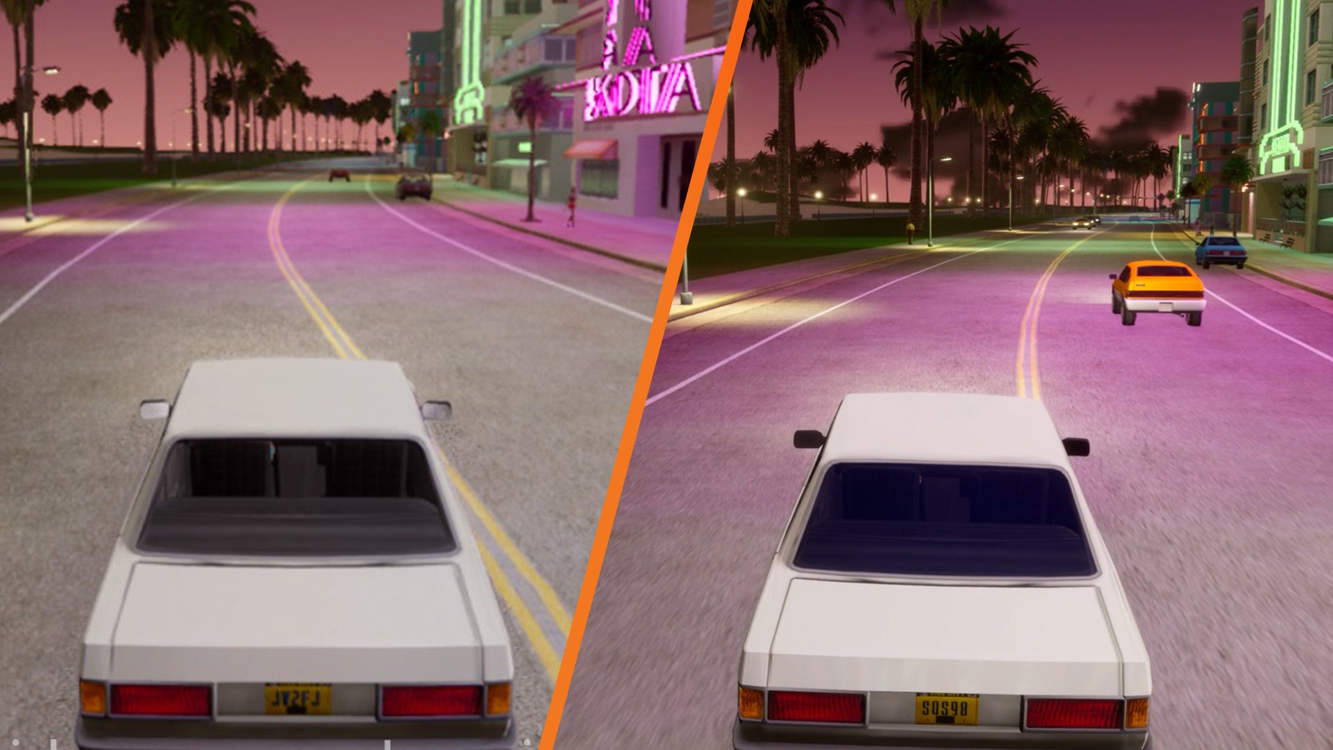 Grand Theft Auto: Vice City – The Definitive Edition Comparison Video 