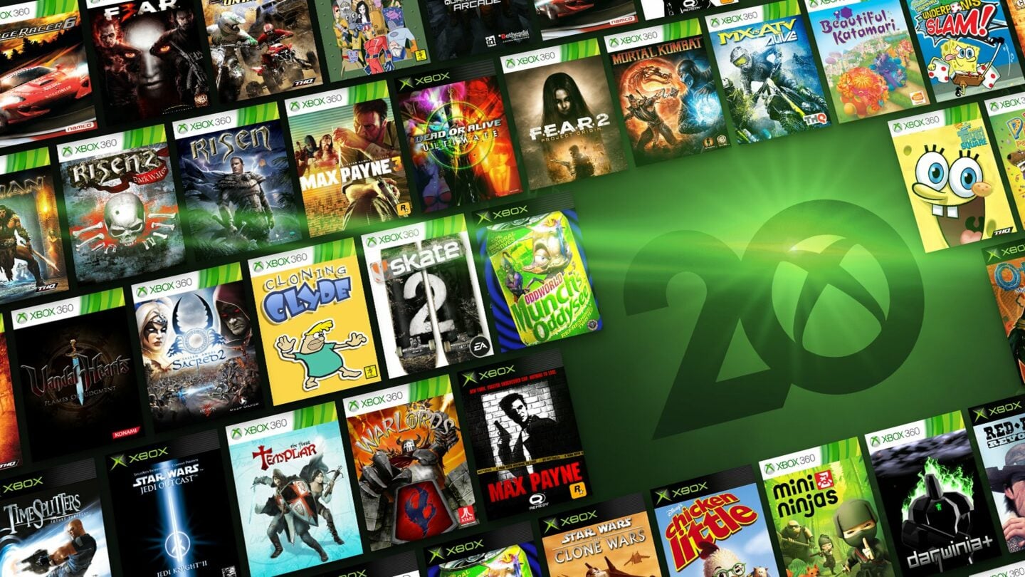 Xbox has announced over 70 new backward compatible games VGC