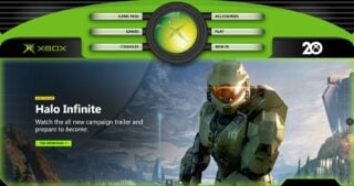 Xbox’s website has been given a new look inspired by the original Xbox