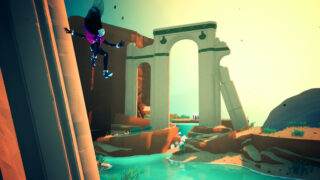 Solar Ash review: Shadow of the Colossus meets Jet Set Radio in a sci-fi stunner