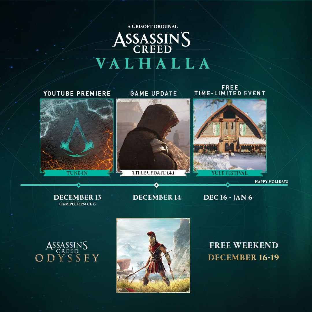 Assassin's Creed Valhalla DLC Roadmap Announced, Here's What's Coming -  GameSpot