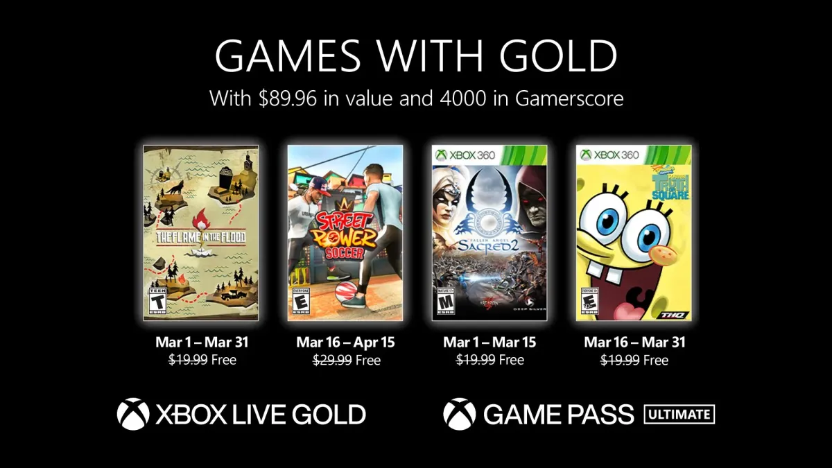Chip lige Prøve March's Xbox Live Games with Gold have been confirmed | VGC