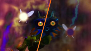 Majora’s Mask on Switch seems to have the same transparency issues as Ocarina did