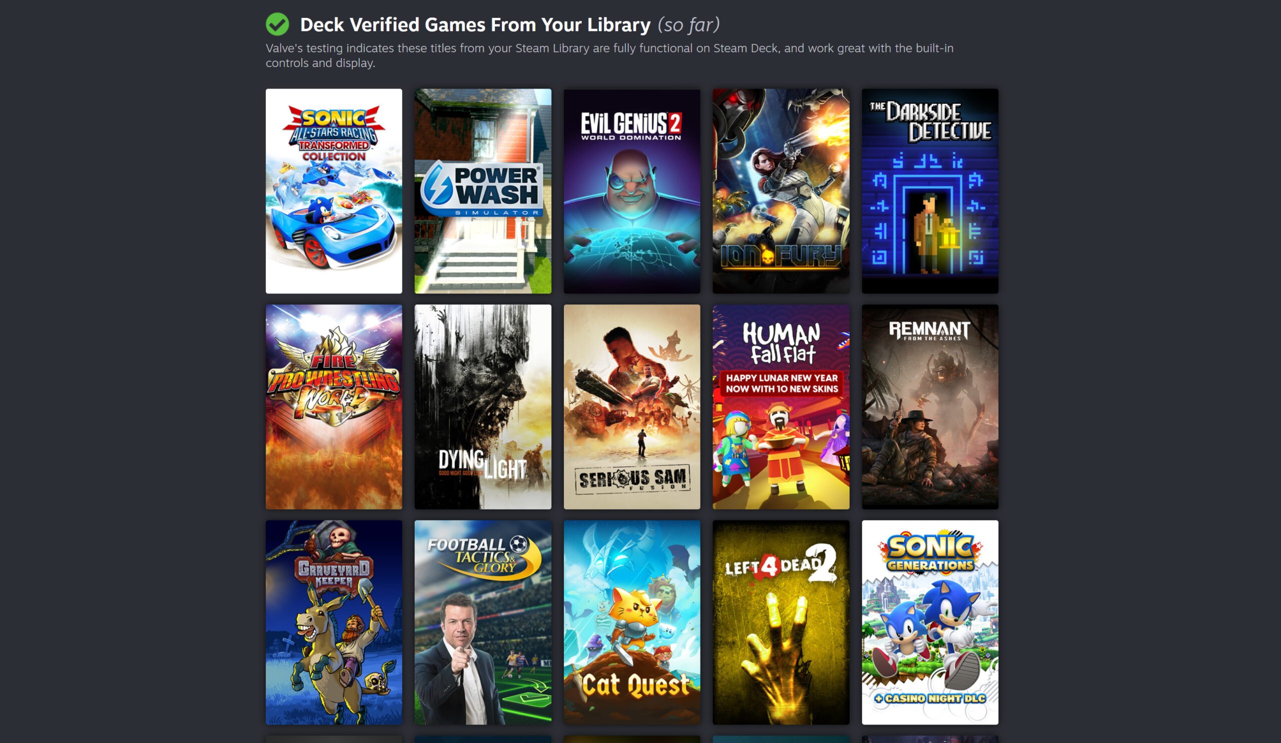 Steam players can now check which games in their library will run