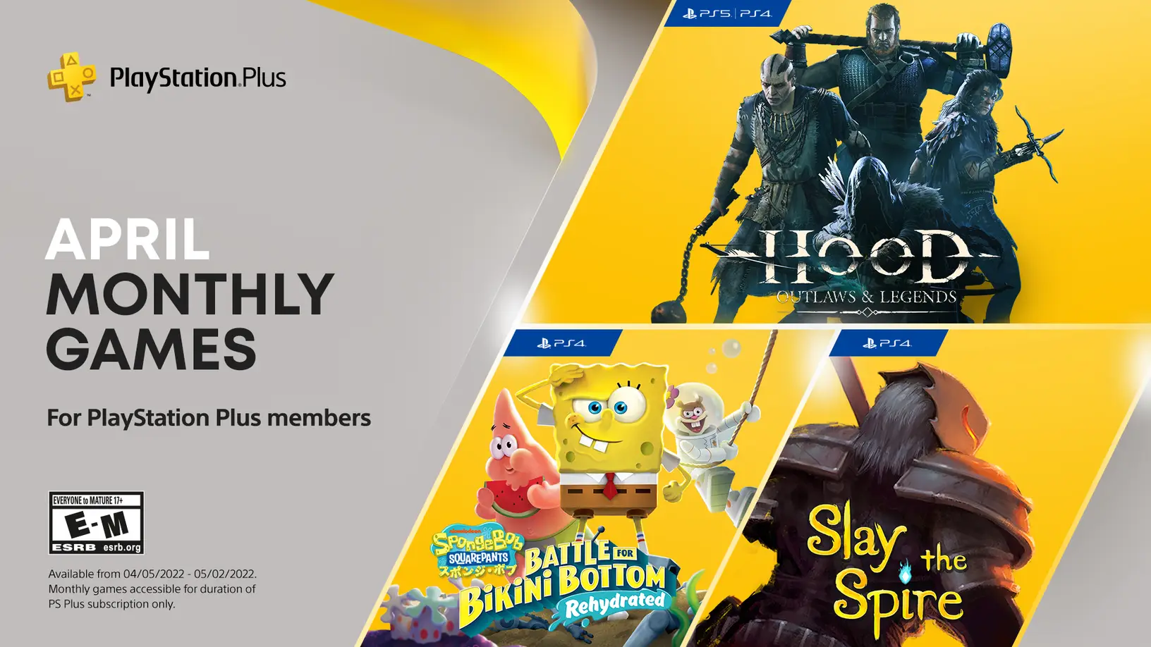 Ps plus april 2022