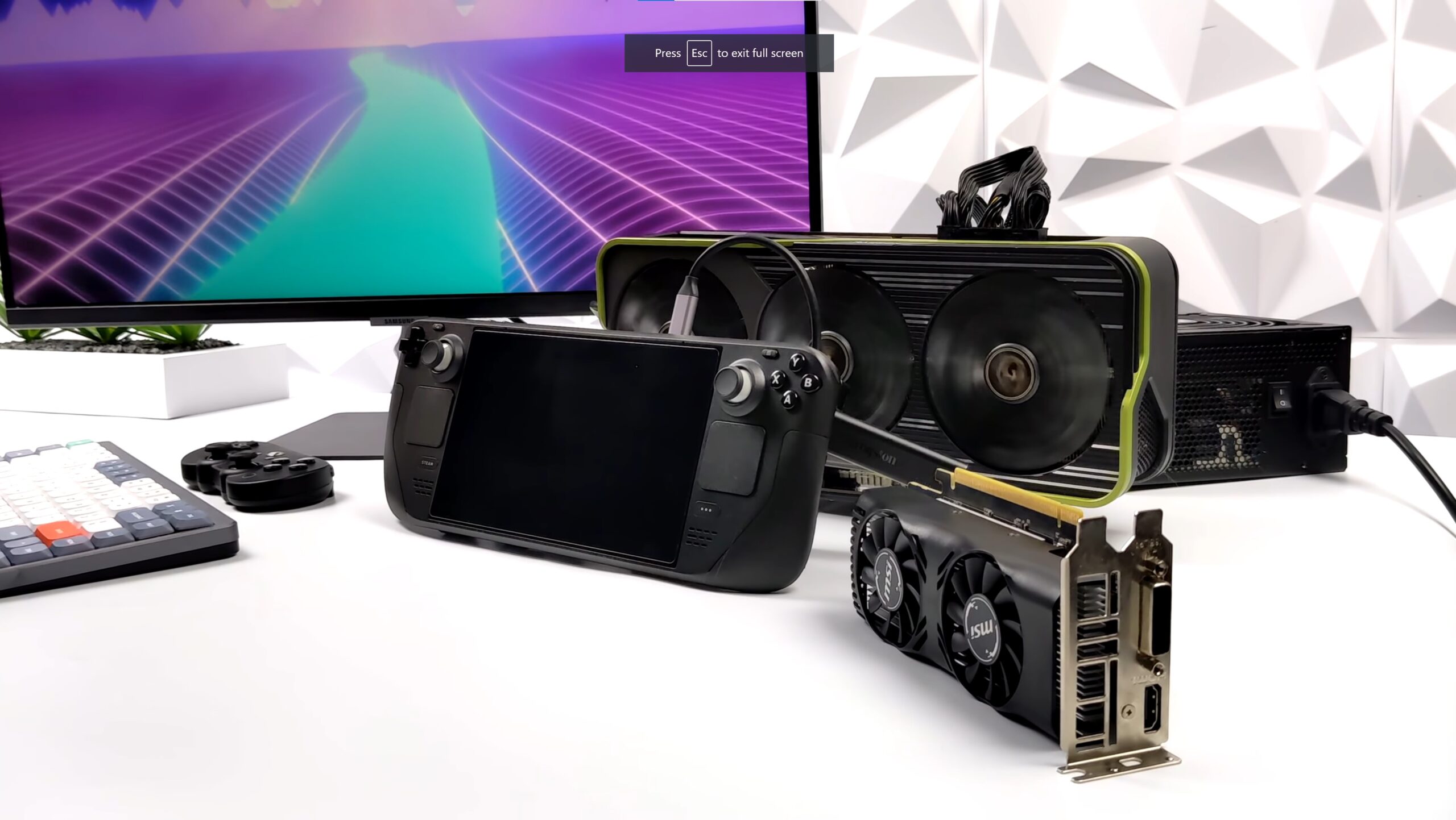 Steam Deck owner manages to output at 4K60 with an ‘external’ graphics