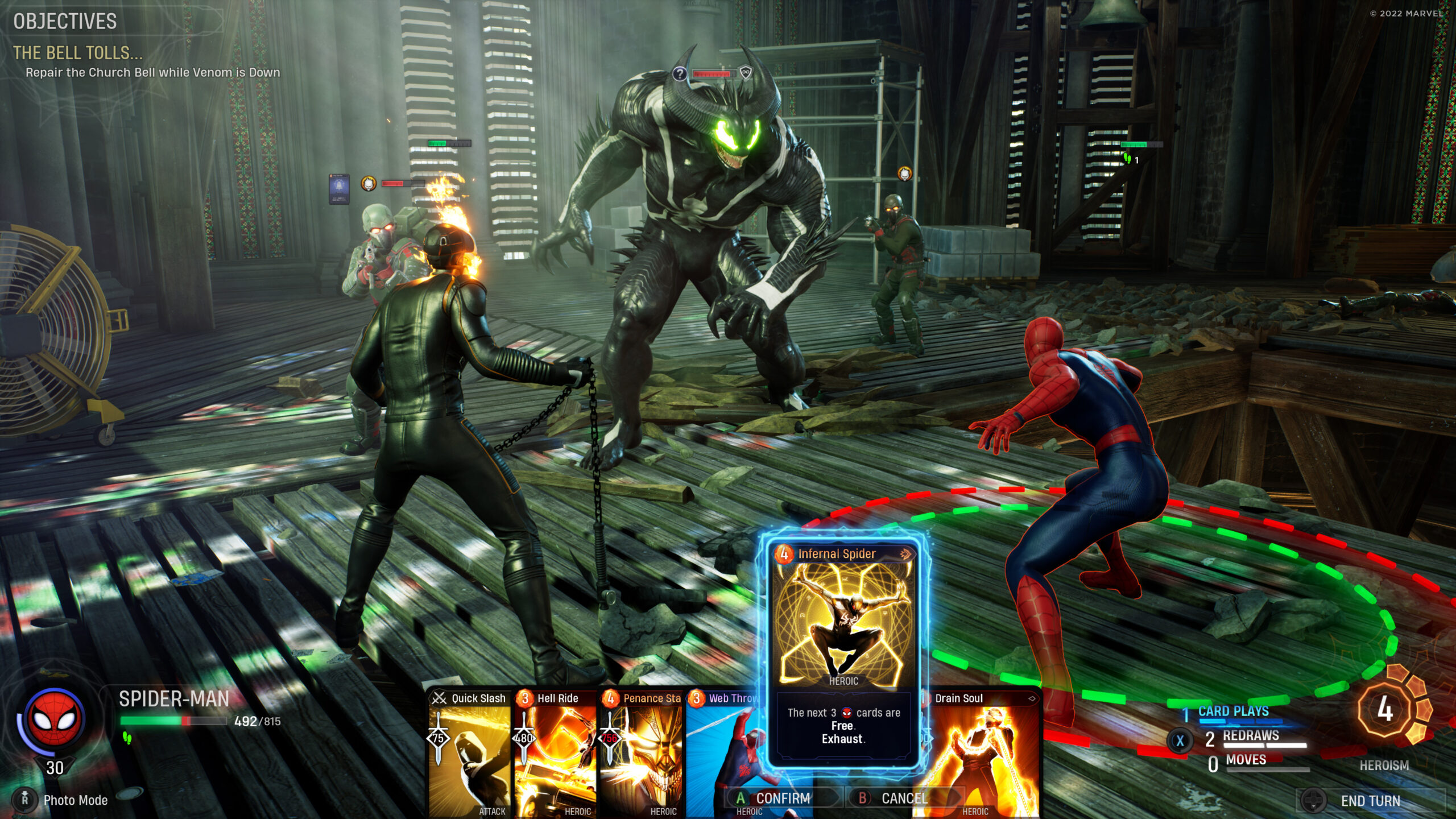 Marvel's Midnight Suns' is a card-based tactical RPG