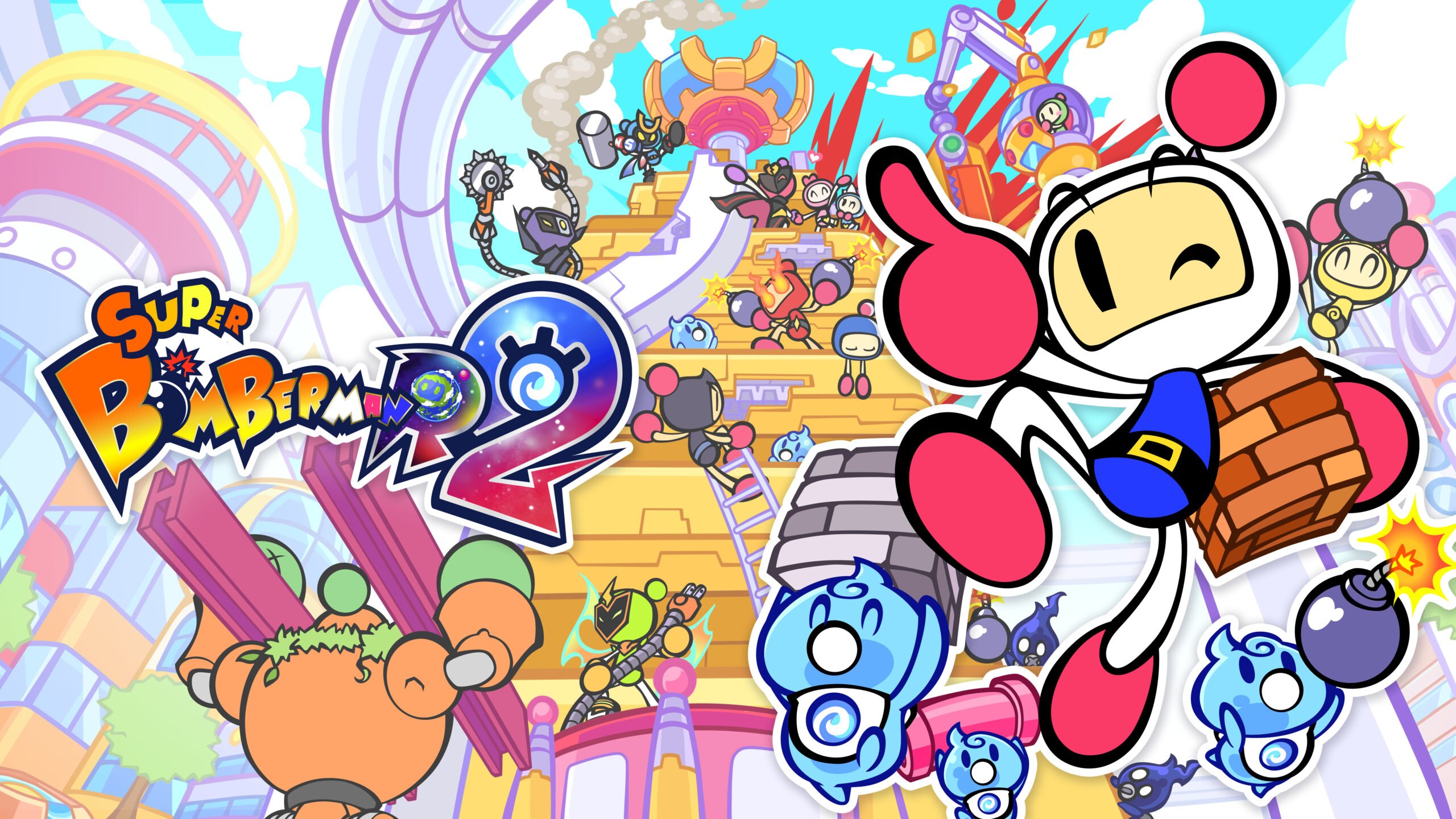 Super Bomberman R Online is a 64-player battle royale that's a