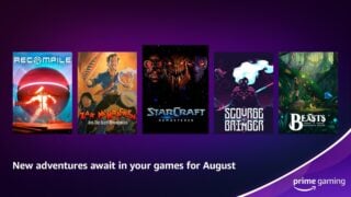 August’s ‘free’ games with Amazon Prime Gaming have been announced