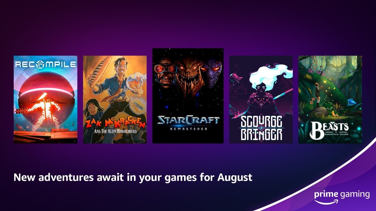 Prime Gaming reveals 8 free games to download in August 2023