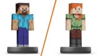 The delayed Minecraft Smash Bros amiibo figures now have a release date