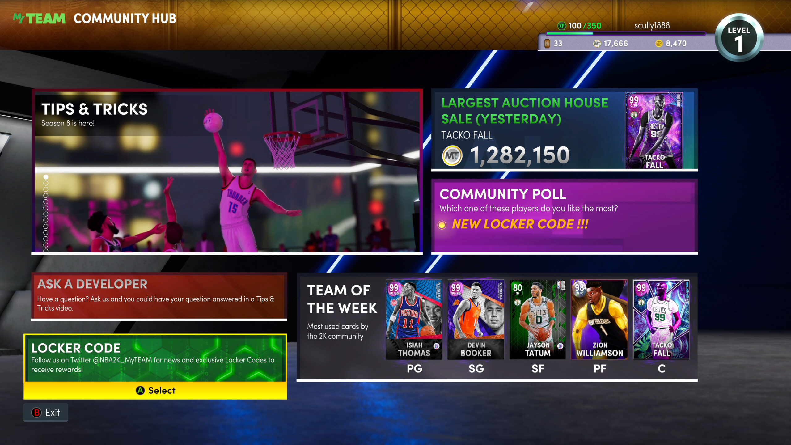 NBA 2K23 locker codes September 2022 Free MyTeam players and packs VGC