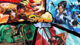 Artwork from Shindo Life showing members of four different villages.