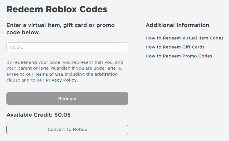 Roblox - Promo Codes Outubro 2021