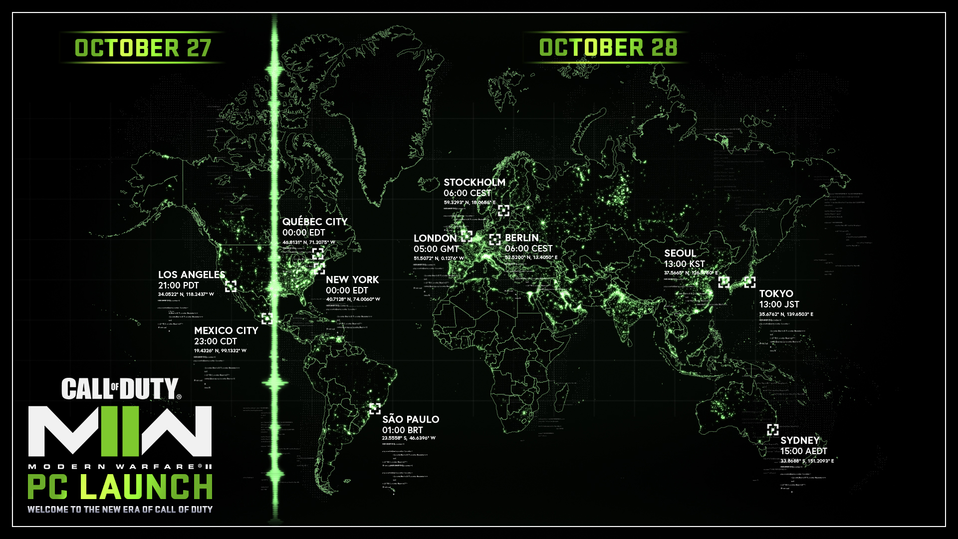 Modern Warfare 2 beta times and dates