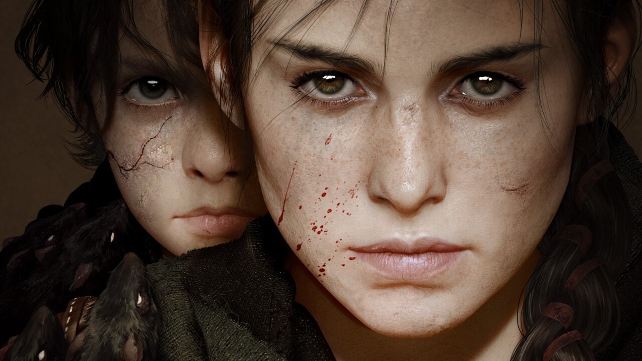 「A Plague Tale: Requiem」のビーチに立つアミシアとヒューゴ。