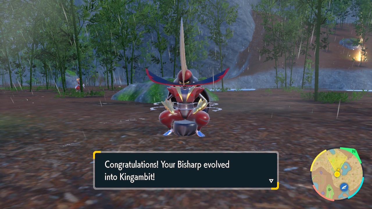 Pokémon Scarlet & Violet: How to evolve Bisharp into Kingambit