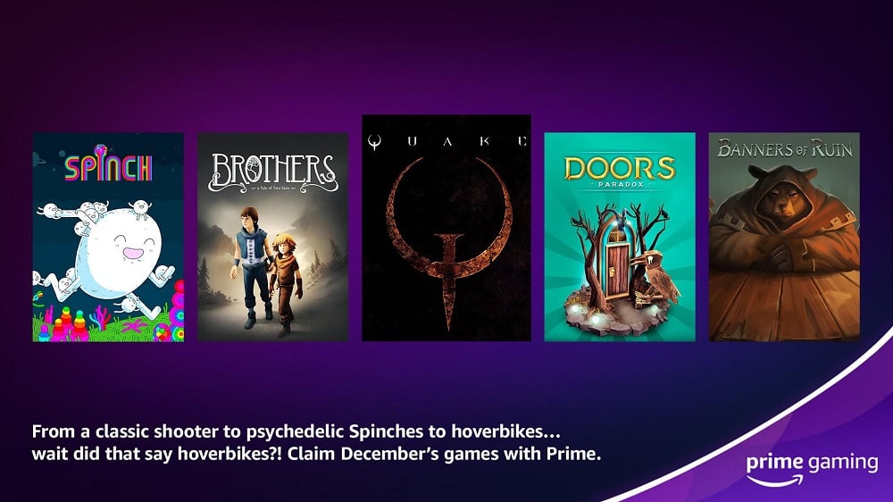 Prime Gaming is offering several free games from Dec 27 to Jan 3