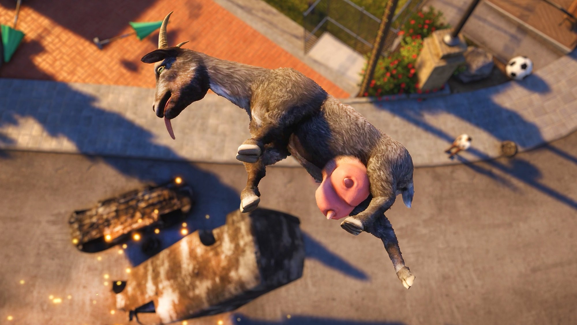 Goat Simulator 3 Ad Slapped With Take-Two Takedown Notice For