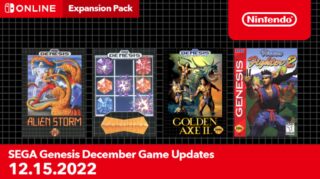 Nintendo Switch Online adds Golden Axe II, Virtua Fighter 2, Alien Storm and Columns