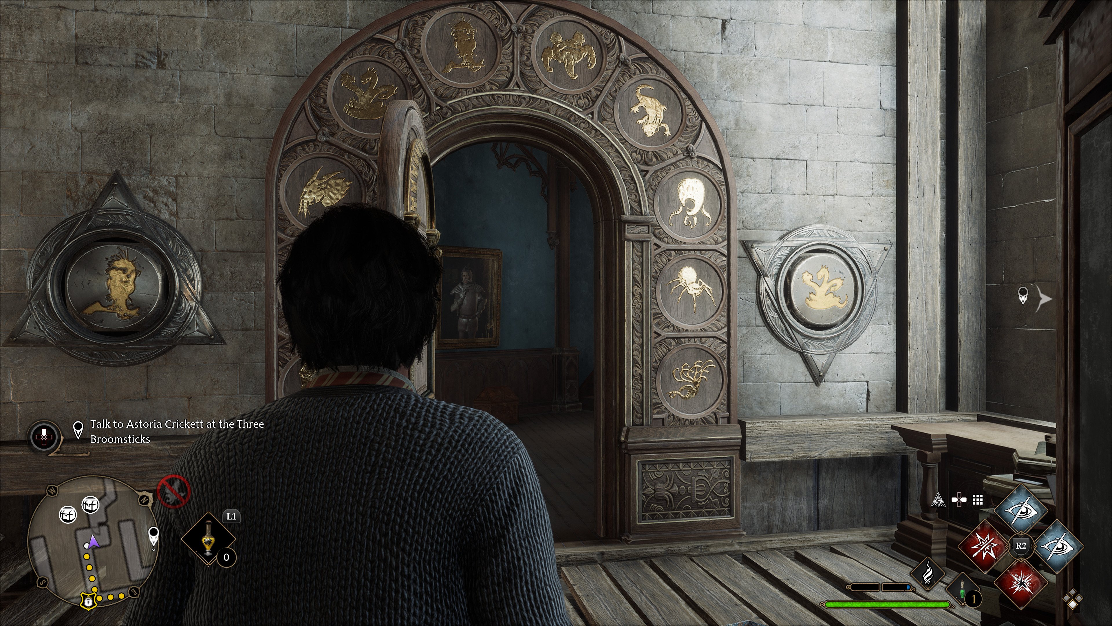 Hogwarts Legacy The Great Hall Puzzle Door Solution 