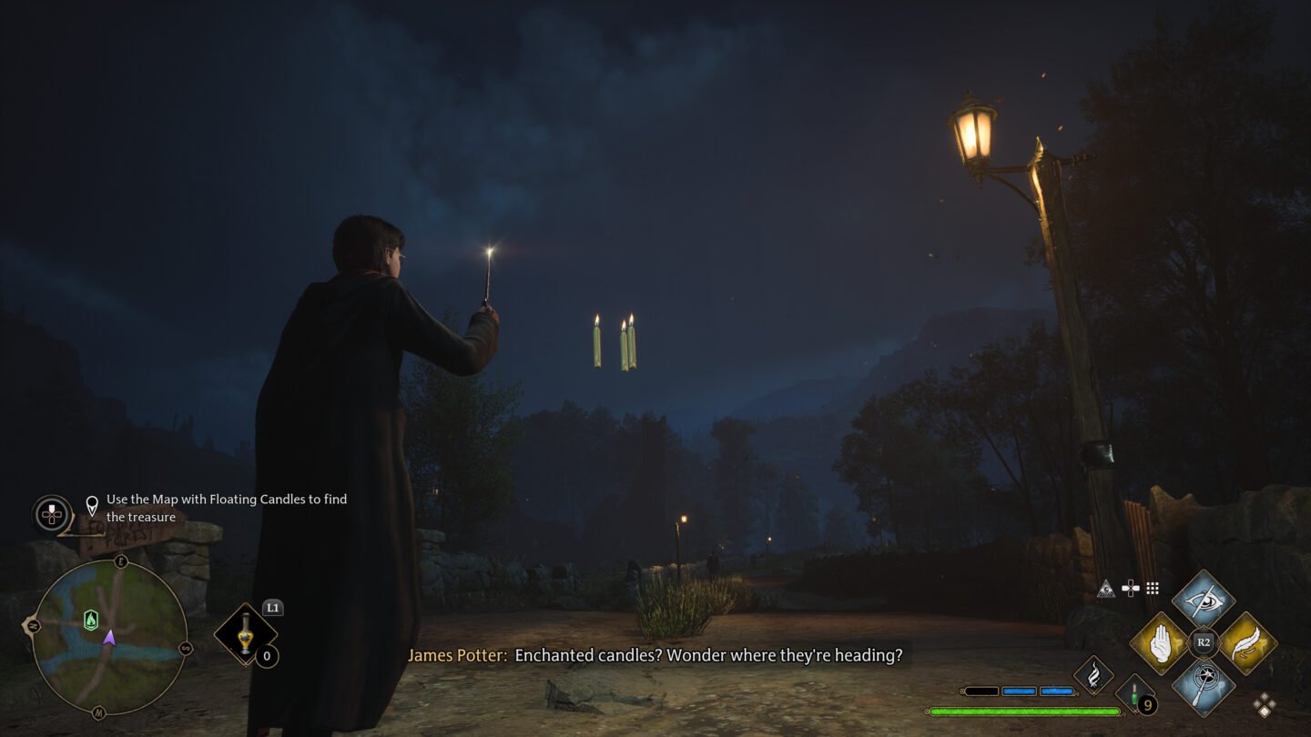 Hogwarts Legacy Floating Candles map guide VGC