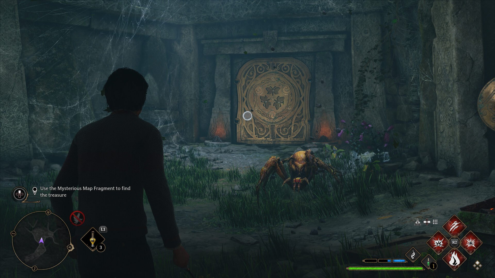 Hogwarts Legacy Cursed Tomb Treasure How to solve Cursed Tomb Treasure