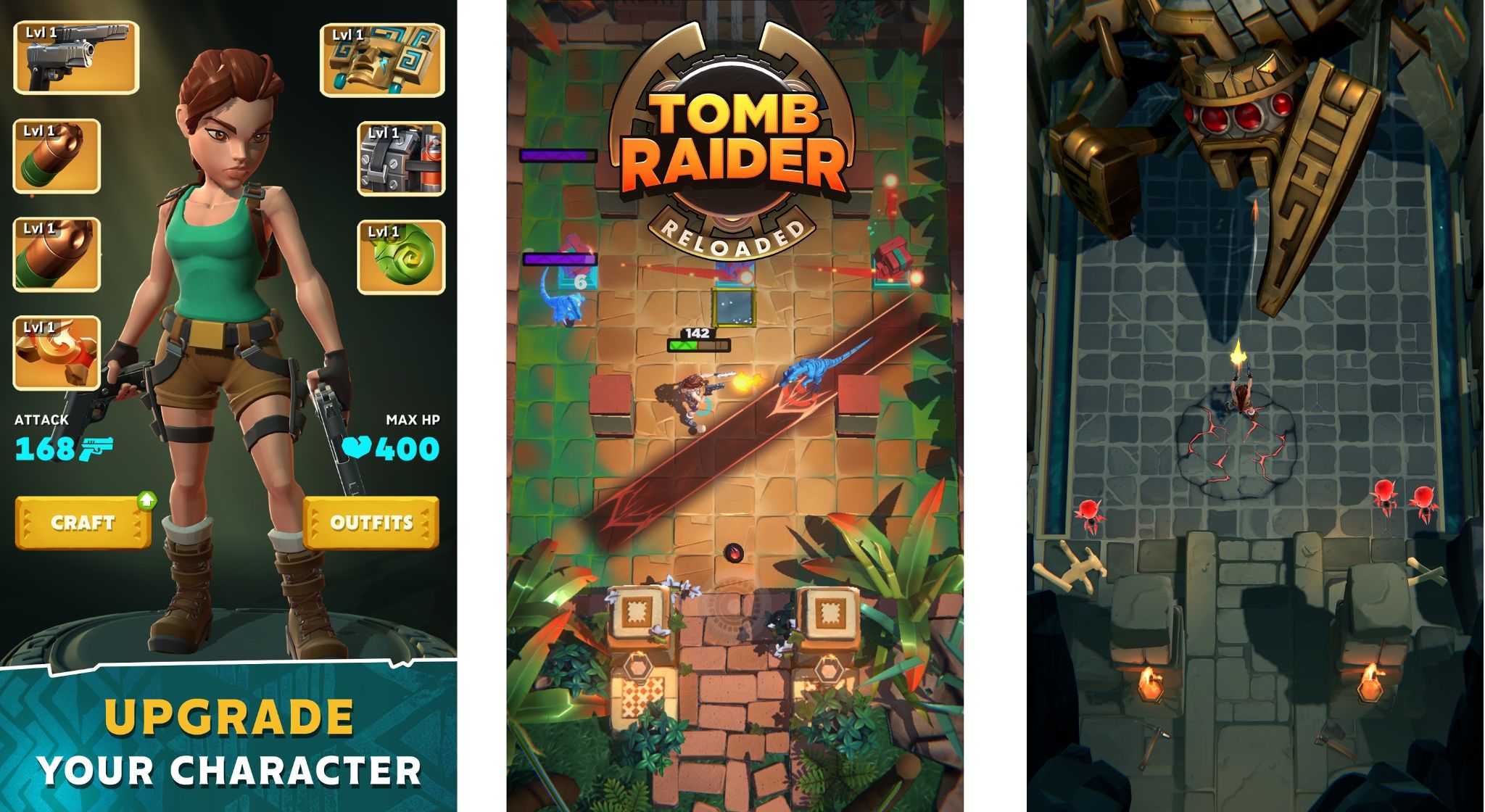 How is the endless runner a Tomb Raider game?