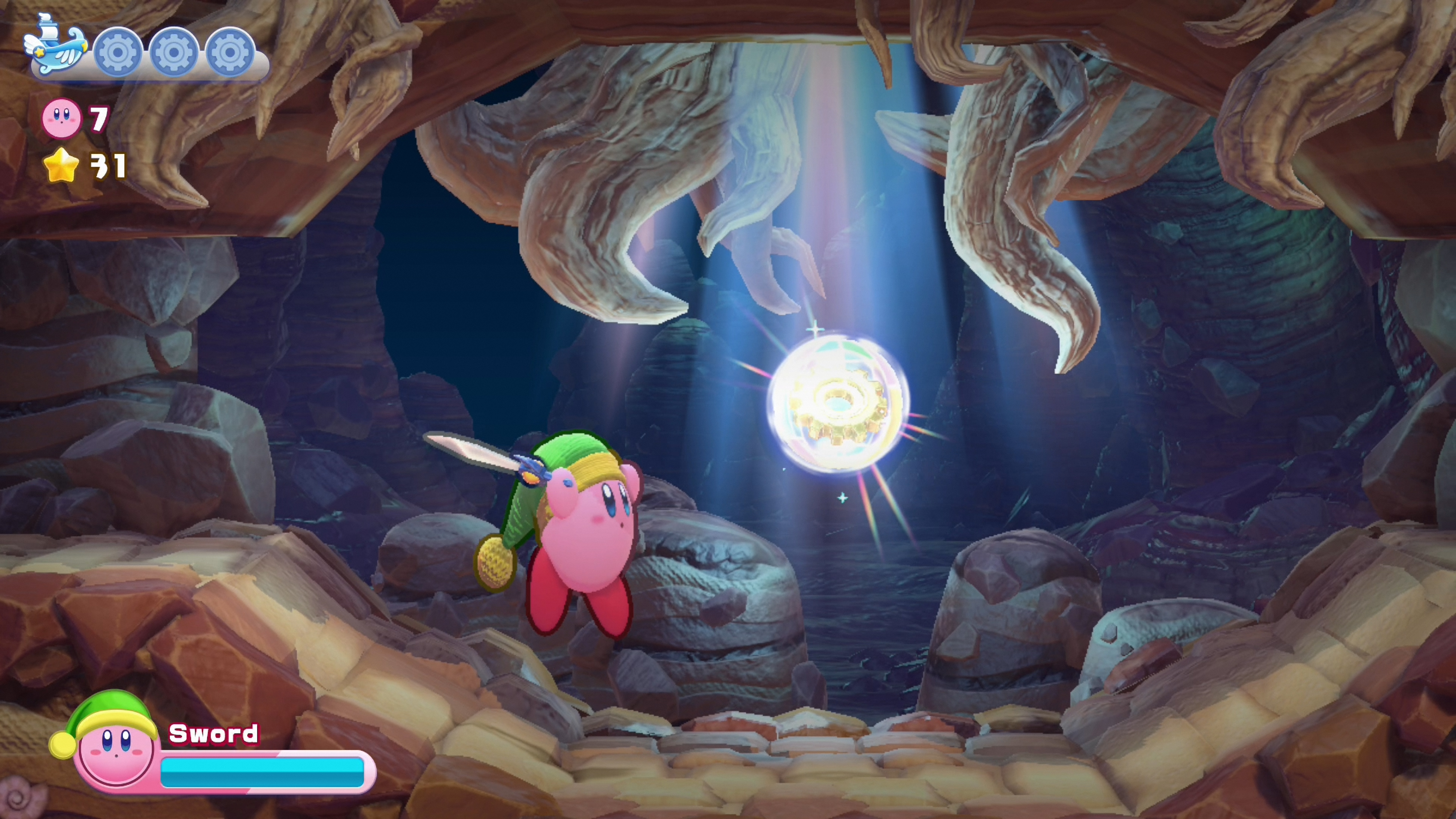 Kirby's Return to Dream Land Deluxe Energy Spheres: Level 1 Cookie Country  locations | VGC