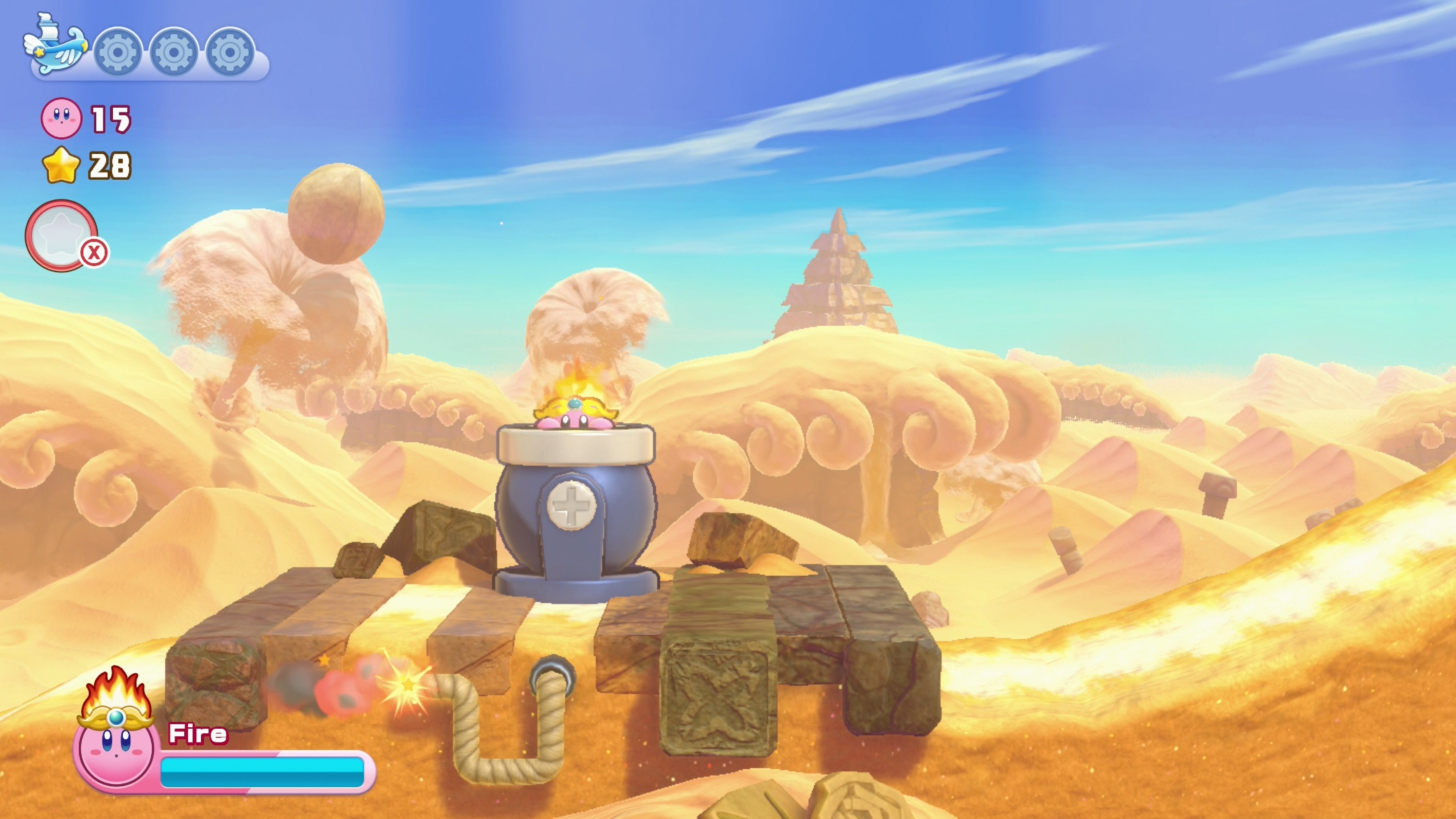 Kirby's Return to Dream Land Deluxe Energy Spheres: Level 2 Raisin Ruins  locations | VGC