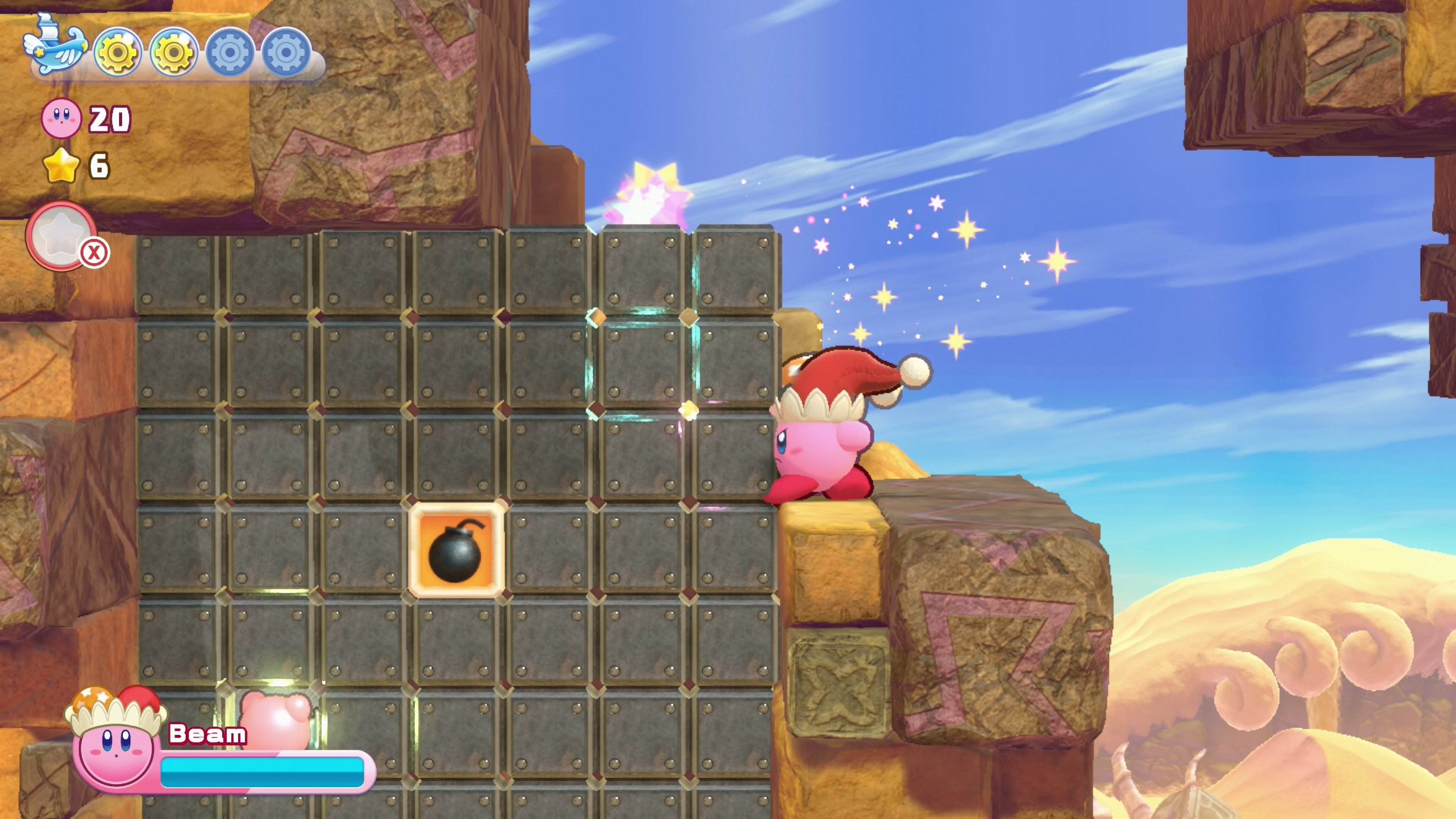 Kirby's Return to Dream Land Deluxe Energy Spheres: Level 3 Onion Ocean  locations