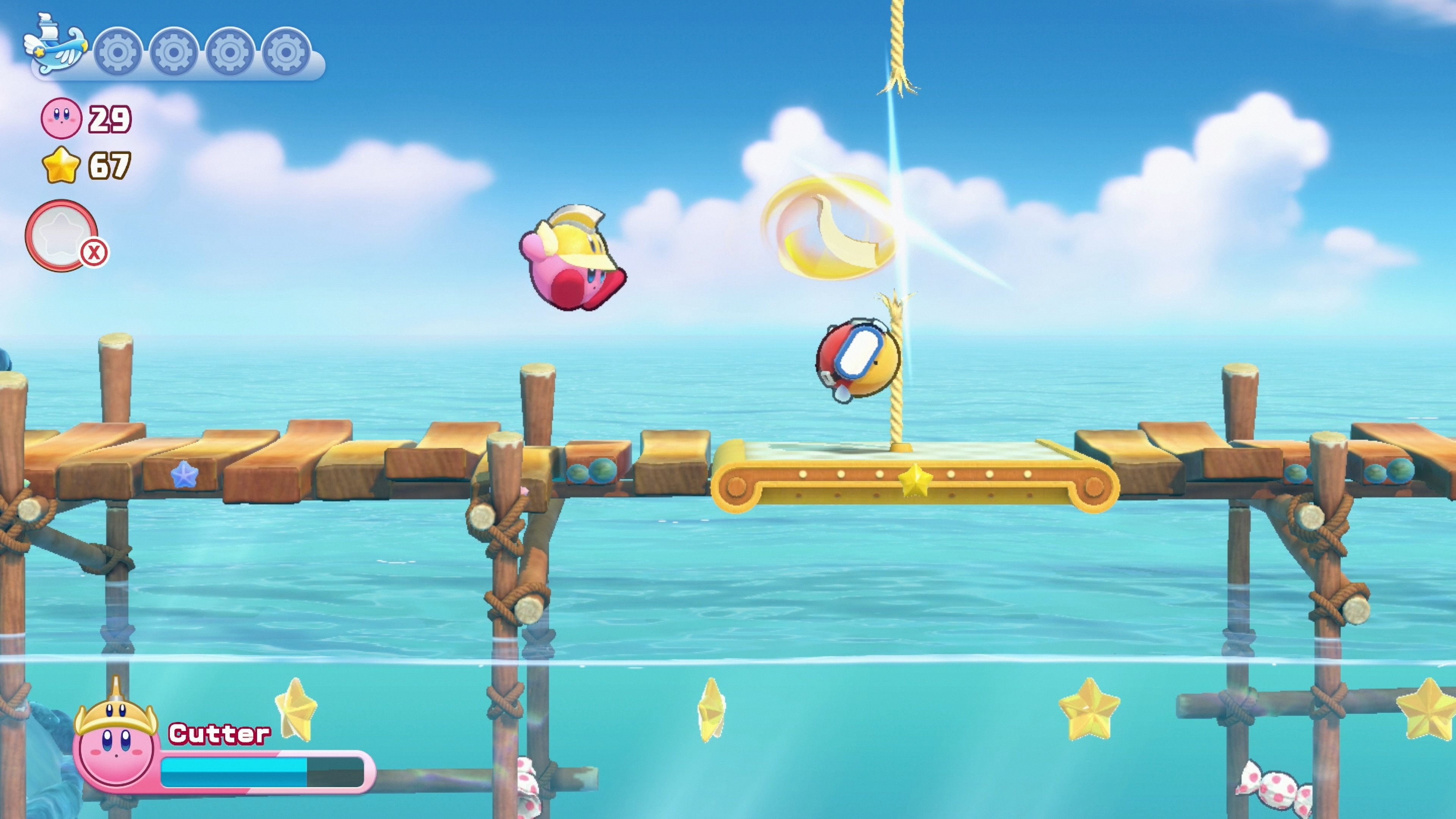 Kirby's Return to Dream Land Deluxe Energy Spheres: Level 3 Onion Ocean  locations