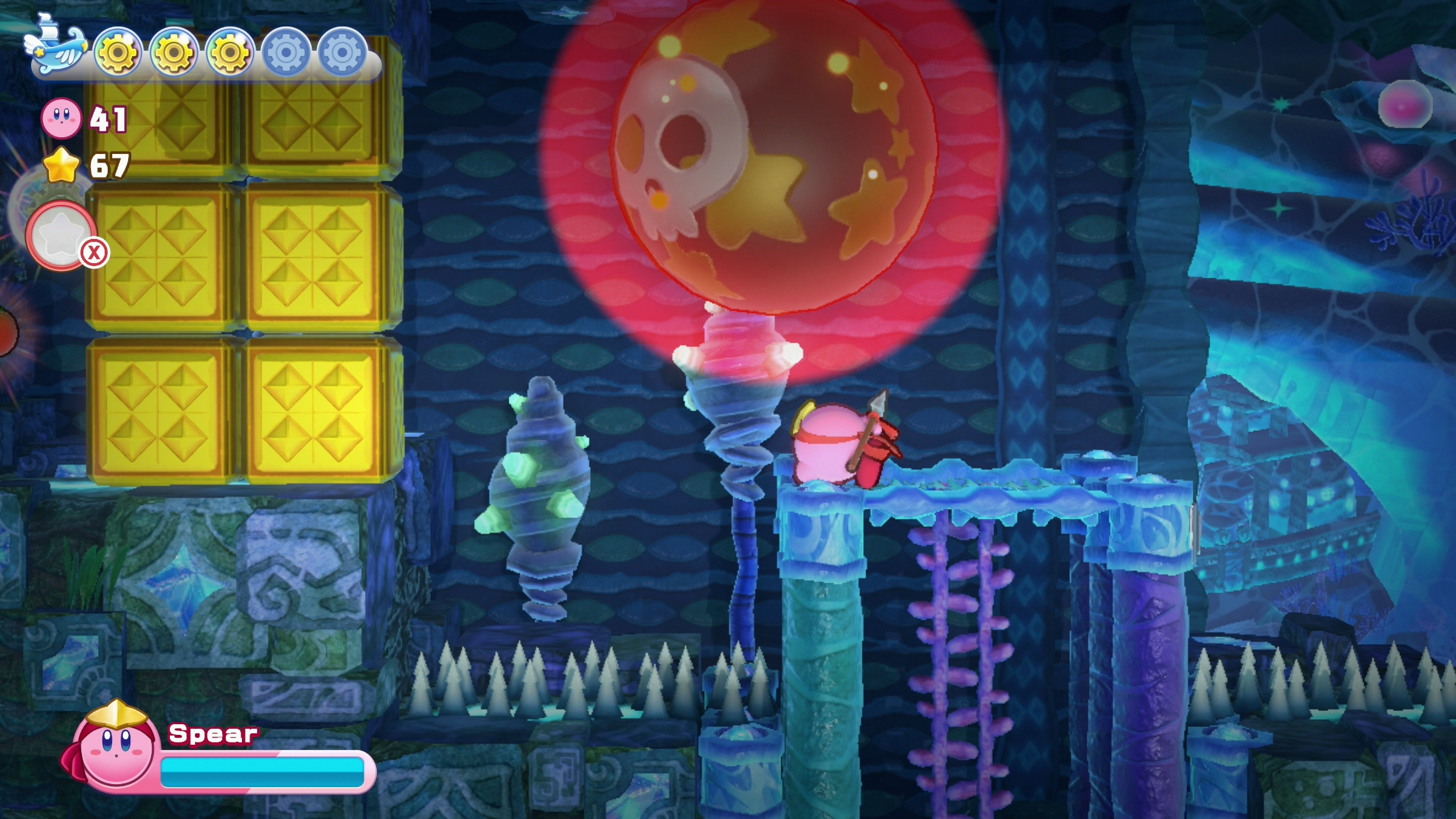 Kirby's Return to Dream Land Deluxe Energy Spheres: Level 3 Onion Ocean  locations