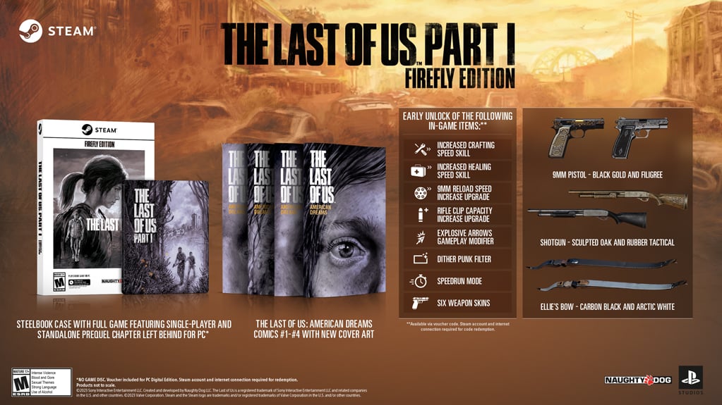 The Last of us Part 1 Deluxe Edition, Steam, No Key