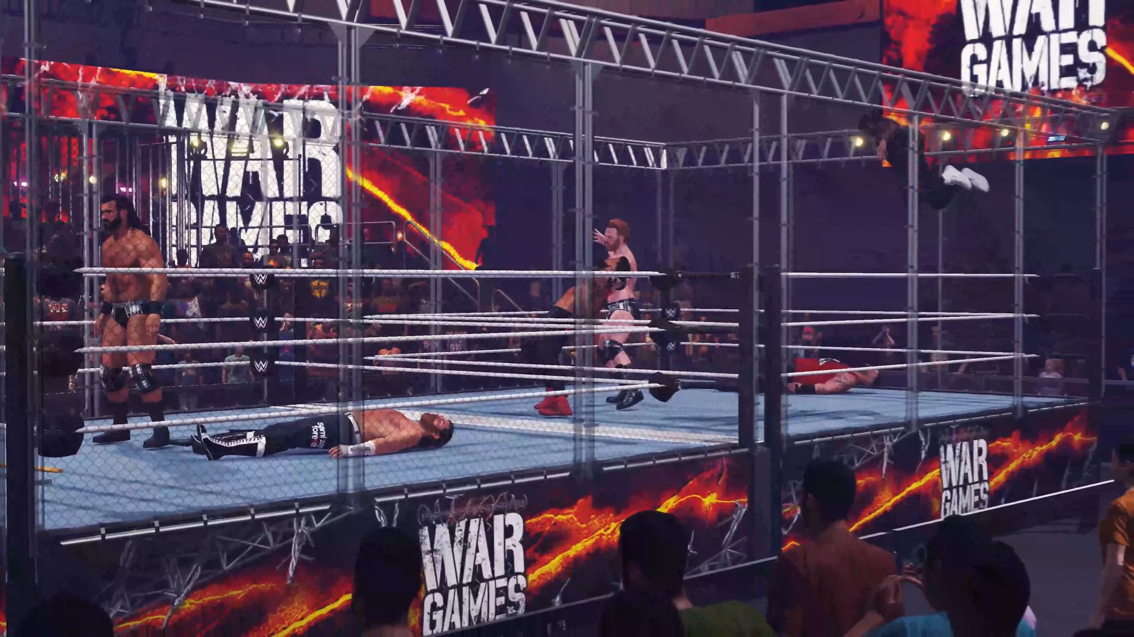 WWE 2K23's first gameplay trailer shows WarGames mode in action