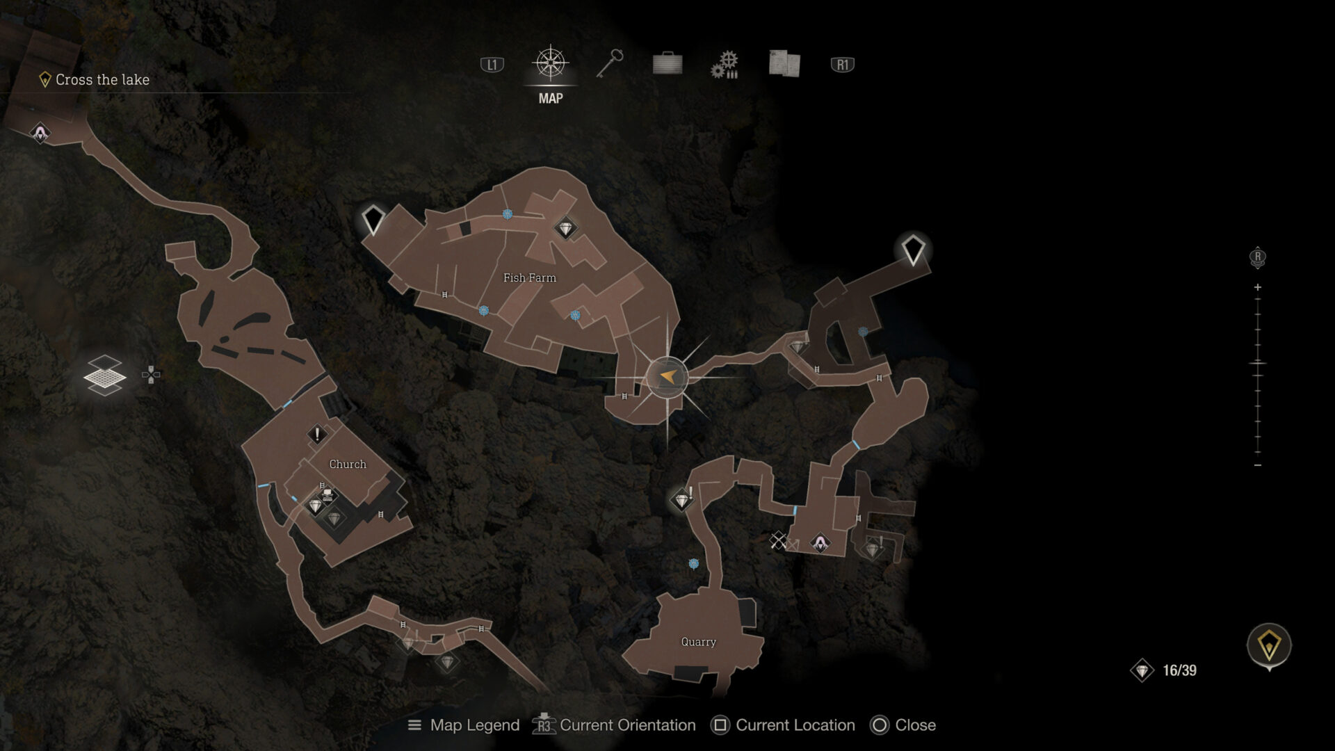 Resident Evil 4 Blue Medallions Quarry Fish Farm locations VGC