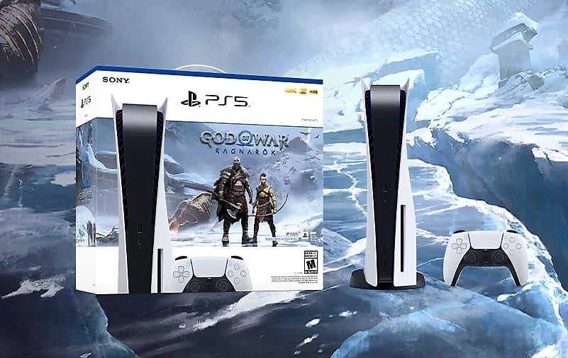 Sony PlayStation 5 Console - God of War Ragnarok Bundle