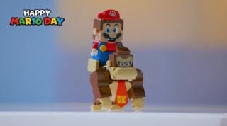 Lego has teased plans to release a range of Donkey Kong sets