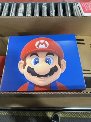 Images show new Nintendo Switch bundle with choice of Mario game and movie stickers