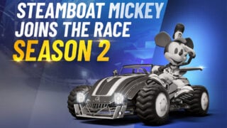 Steamboat Willie Mickey Mouse is coming to Disney Speedstorm in the summer
