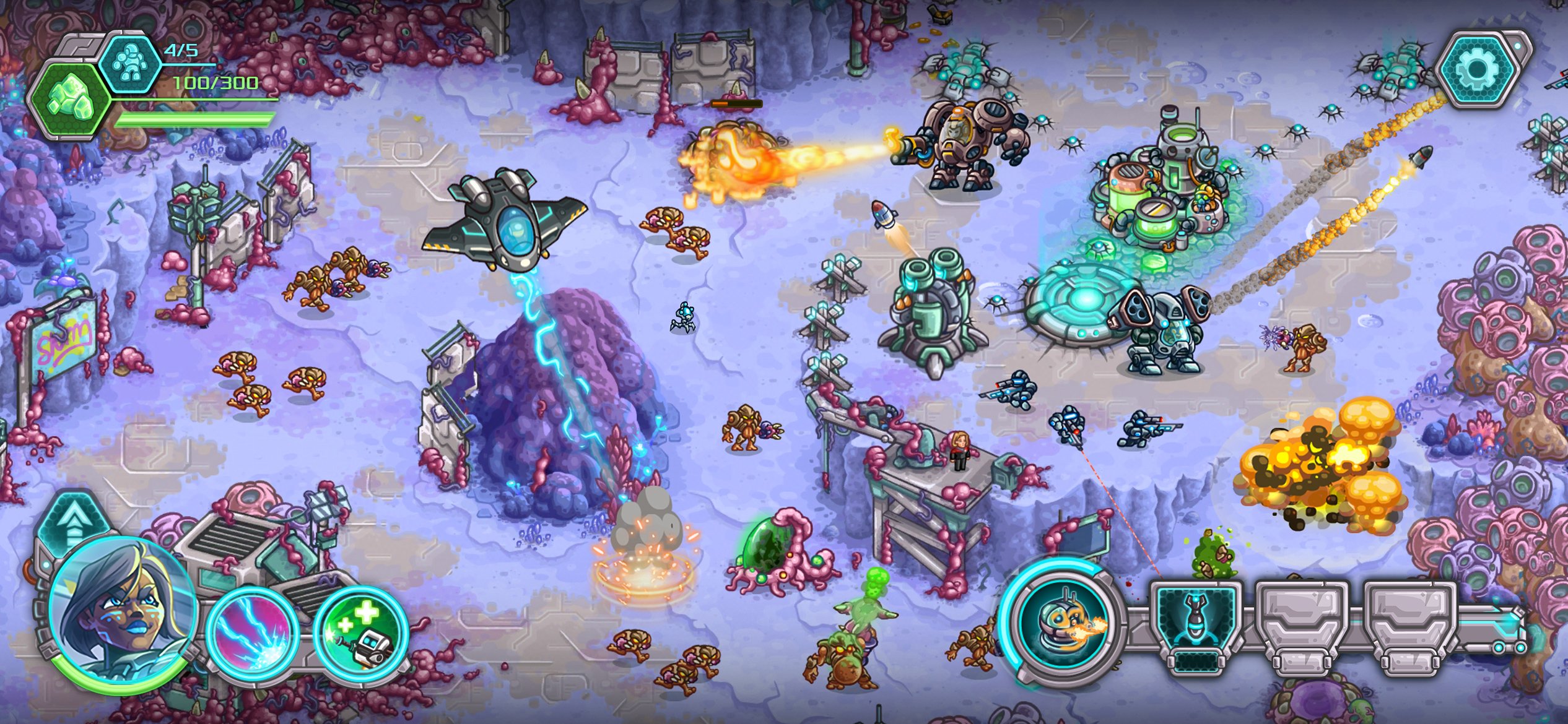 Kingdom Rush creators are back on mobile with sci-fi RTS Iron