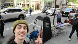 Zelda fans in New York have already started queuing for Tears of the Kingdom