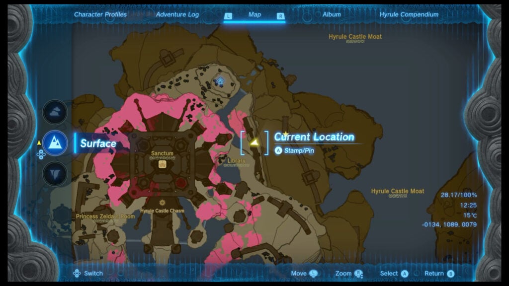 Zelda Tears of the Kingdom Hylian Shield location VGC