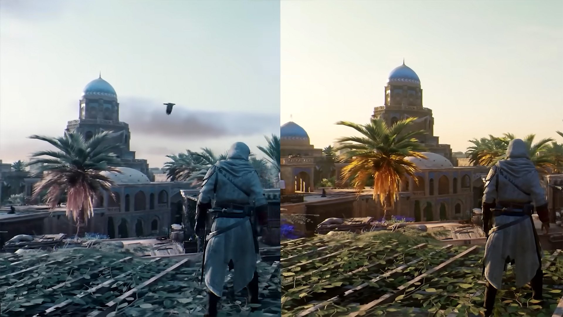 Assassin’s Creed Mirage verfügt über einen „nostalgischen“ Blaufilter, der es wie das erste Spiel aussehen lässt