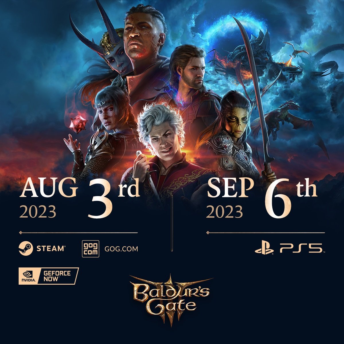Baldur's Gate 3 - Official PlayStation 5 Release Date - N4G