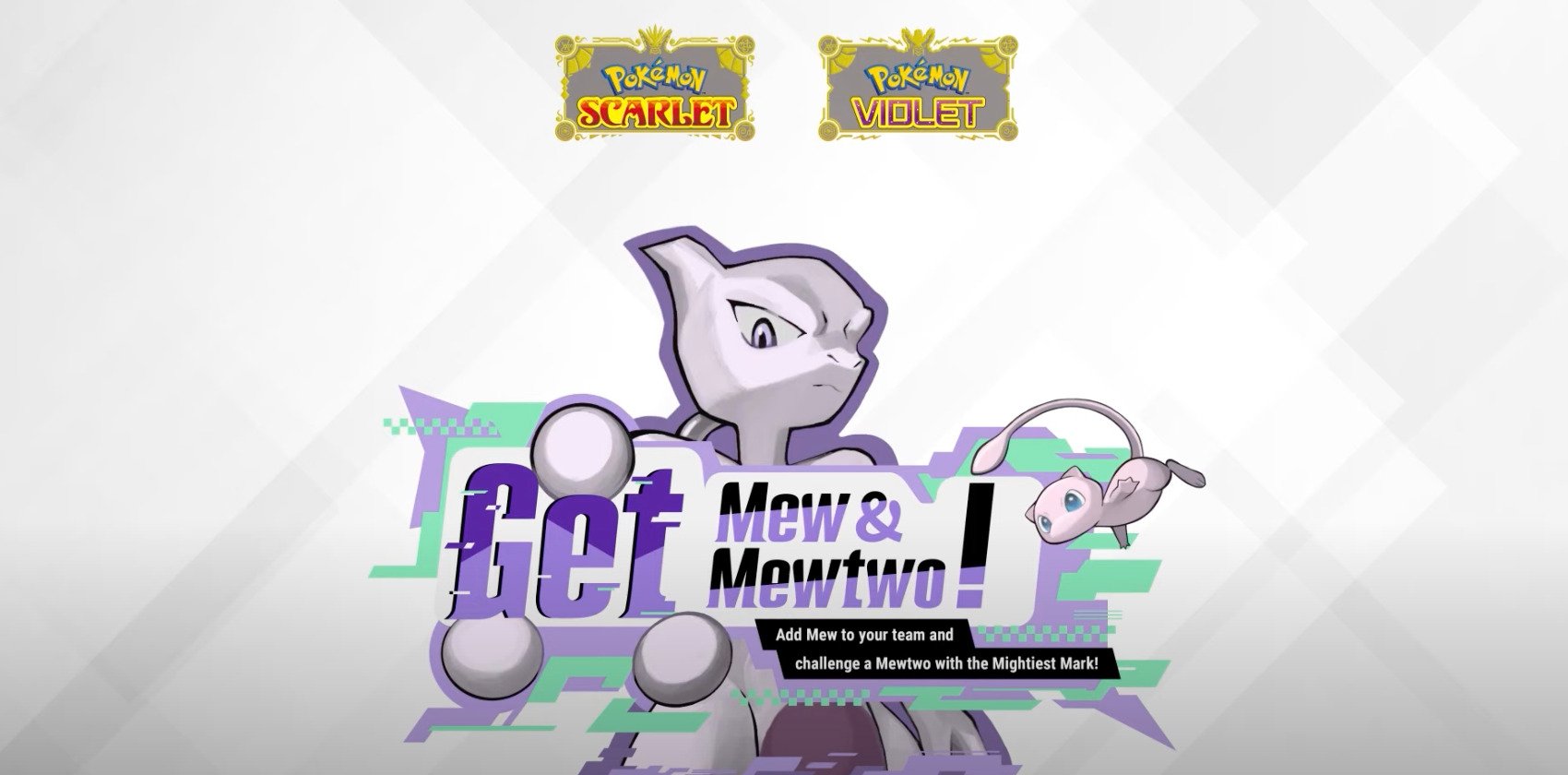 Mew and Mewtwo are officially coming to Pokémon Scarlet and Violet