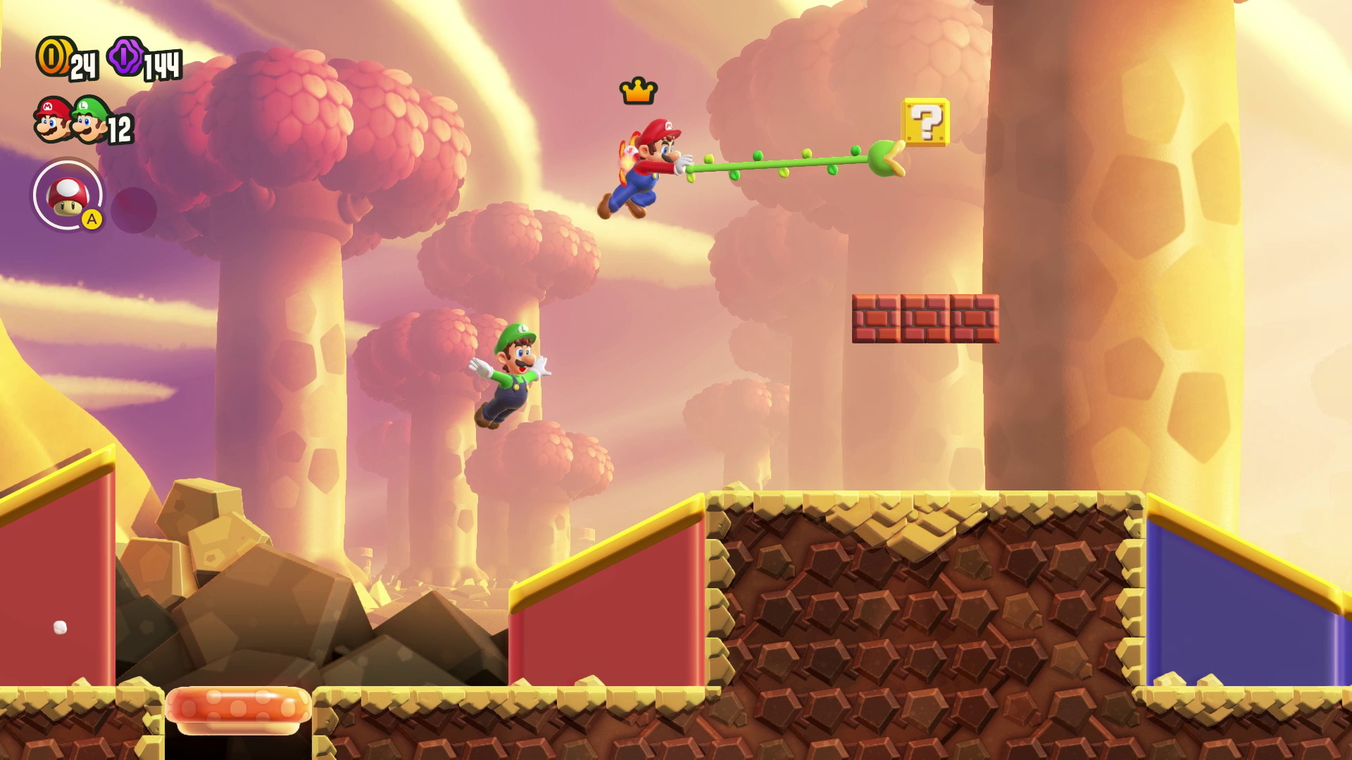 Super Mario Bros. Wonder has an online mode where other players